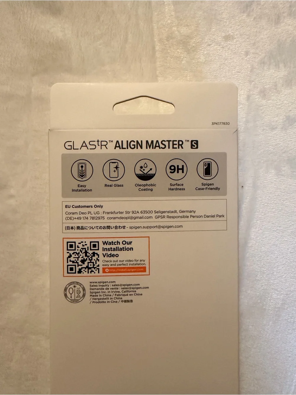 Spigen AlignMaster S Screen Protector for iPhone Air- 3 Pack
